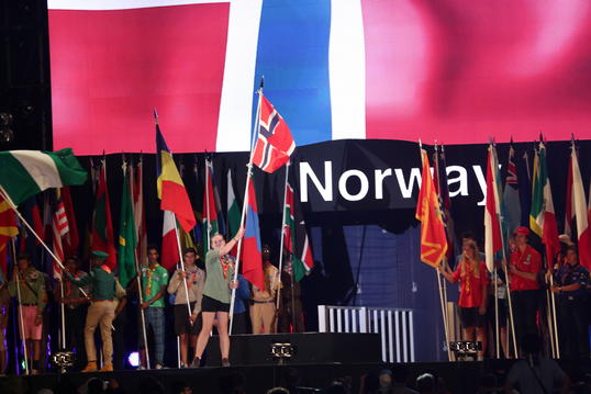 Flaggåpning 2 vifter